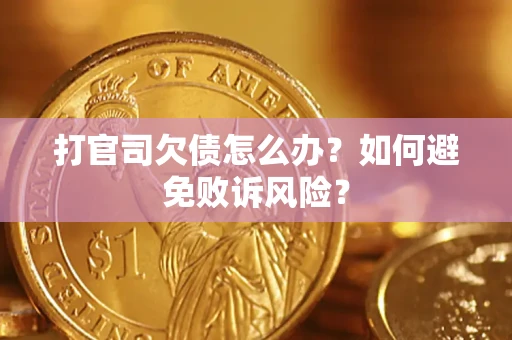 济南打官司欠债怎么办？如何避免败诉风险？