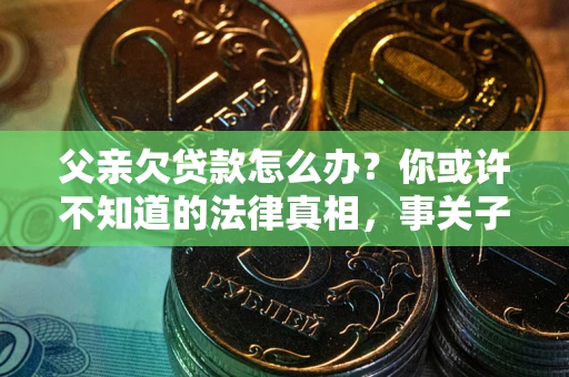 济南父亲欠贷款怎么办？你或许不知道的法律真相，事关子女未来