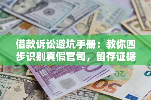 济南借款诉讼避坑手册：教你四步识别真假官司，留存证据不踩雷