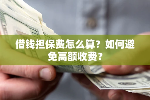 济南借钱担保费怎么算？如何避免高额收费？